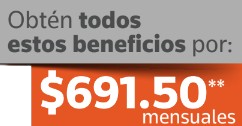 Obten todos estos beneficios por